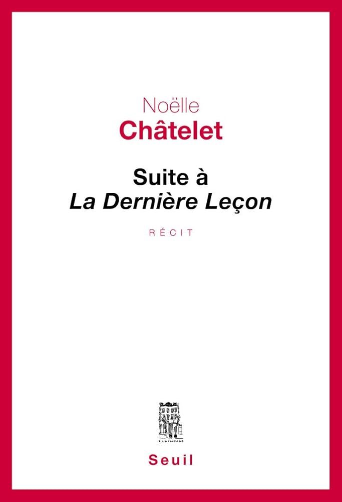 Suite à La Dernière Leçon cover image