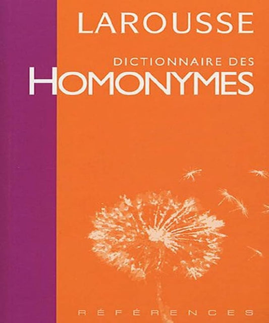 Dictionnaire des homonymes cover image