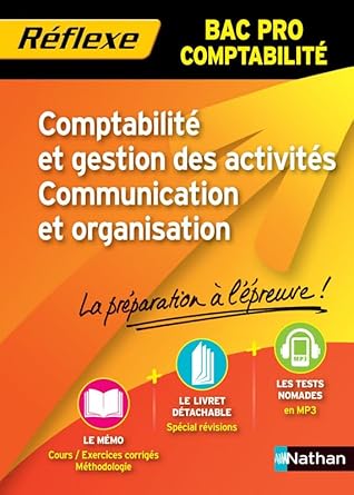 Comptabilité et gestion des activités Communication et organisation - BAC PRO Comptabilité cover image