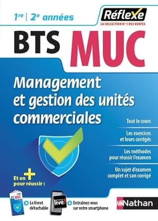 Management et gestion des unités commerciales BTS MUC 1re 2e année cover image