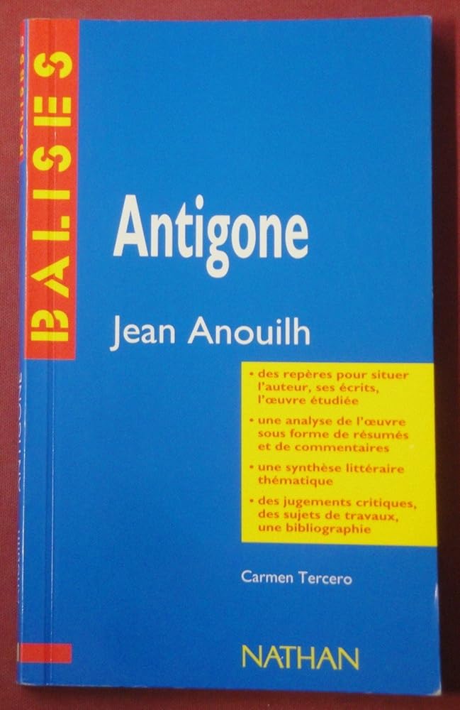 Antigone, Jean Anouilh, analyse du texte cover image