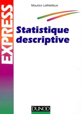 Statistique descriptive cover image
