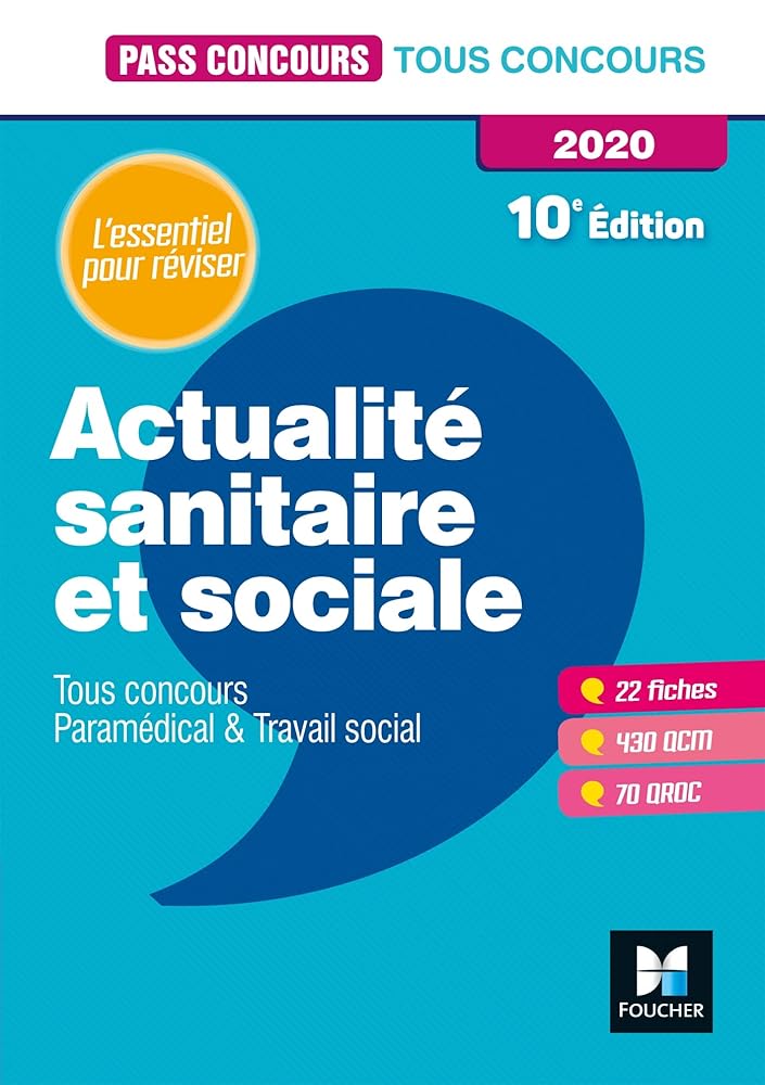 Pass'Concours Actualité sanitaire et sociale - Tous concours - Révision et entraînement cover image