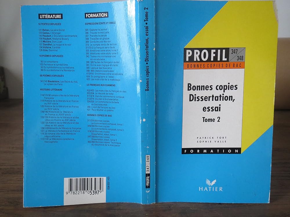 Les Bonnes Copies Du Bac. Tome 2, Dissertation, Essai cover image