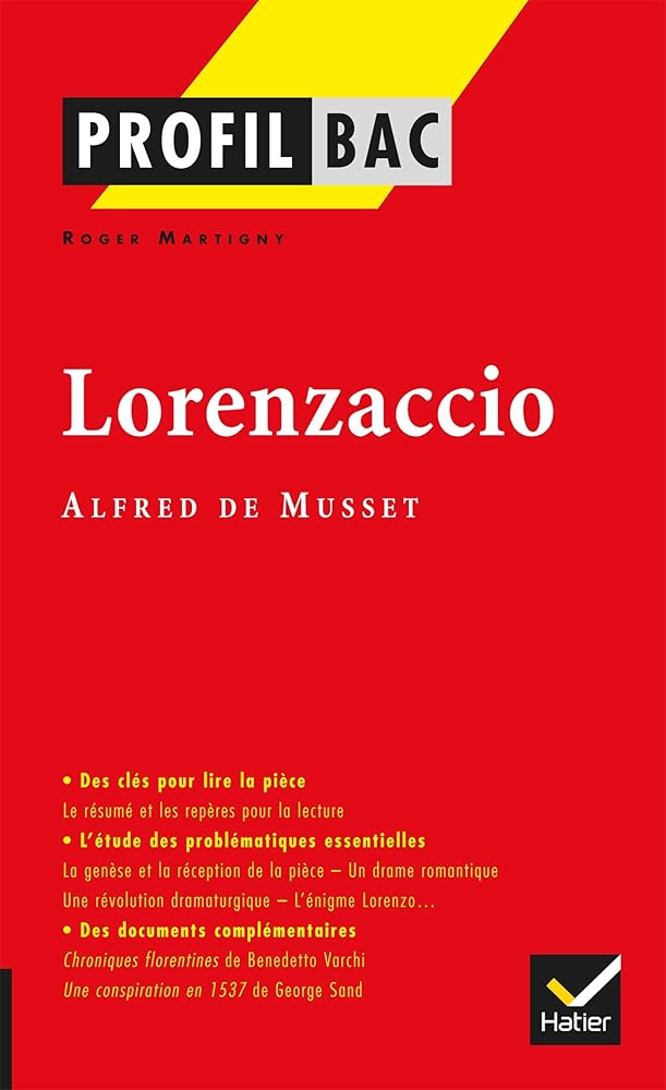 Profil - Musset : Lorenzaccio: analyse littéraire de l'oeuvre cover image