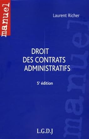 Droit des contrats administratifs cover image