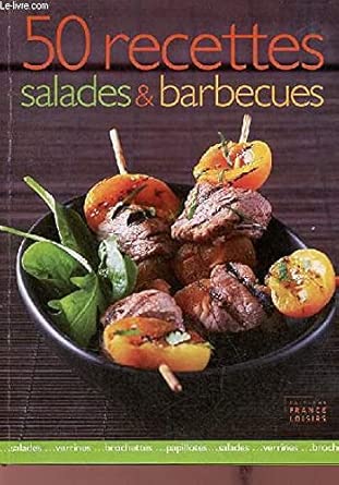 50 recettes salades et barbecue cover image