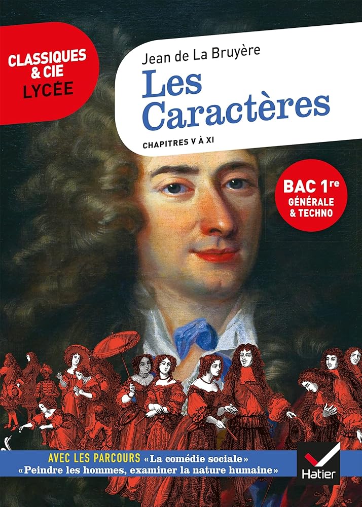 Les Caractères, Livres 5 à 11 (oeuvre au programme Bac 2025, 1re générale & 1re techno): suivi des parcours « La comédie sociale » et « Peindre les hommes » cover image