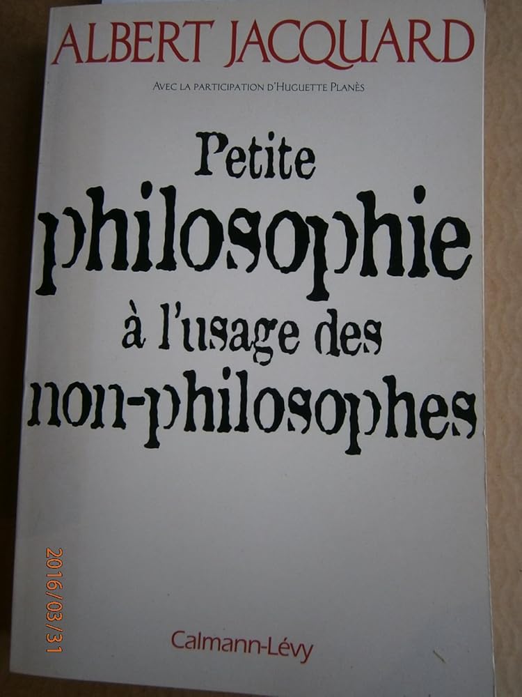 Petite philosophie à l'usage des non-philosophes cover image