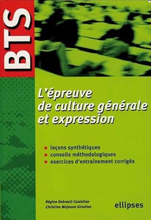 Culture générale et expression BTS cover image
