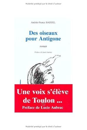 Des oiseaux pour Antigone: Roman cover image