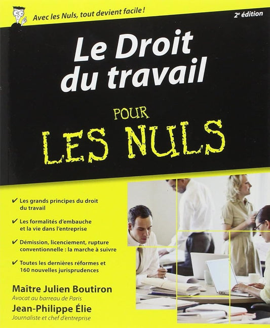 Le Droit du travail pour les Nuls, 2e cover image