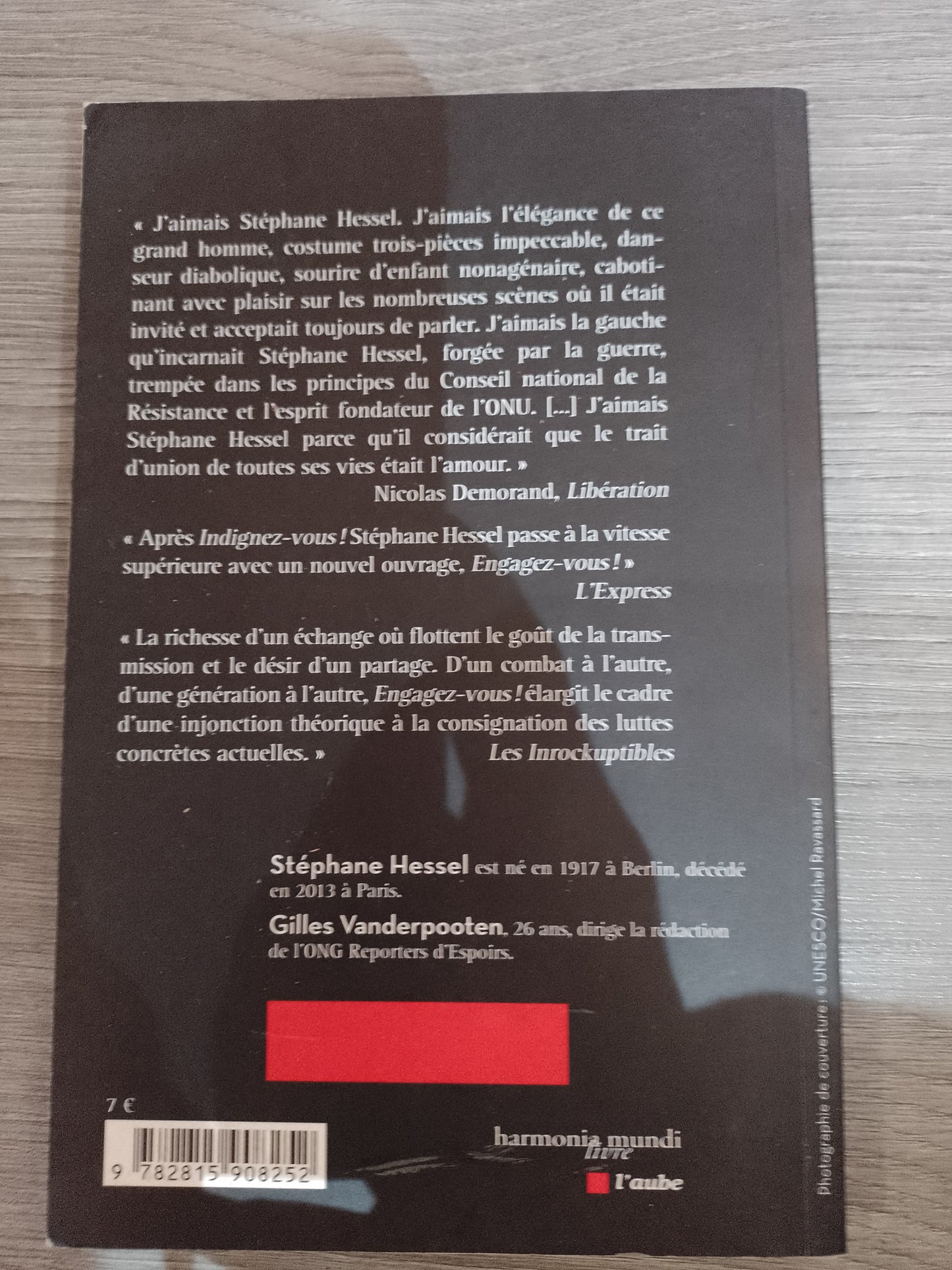 Livre occasion – Engagez-vous !, Stéphane Hessel, Gilles Vanderpooten