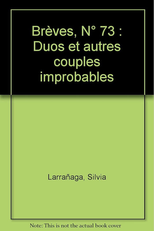 BREVES N°73 Duos cover image