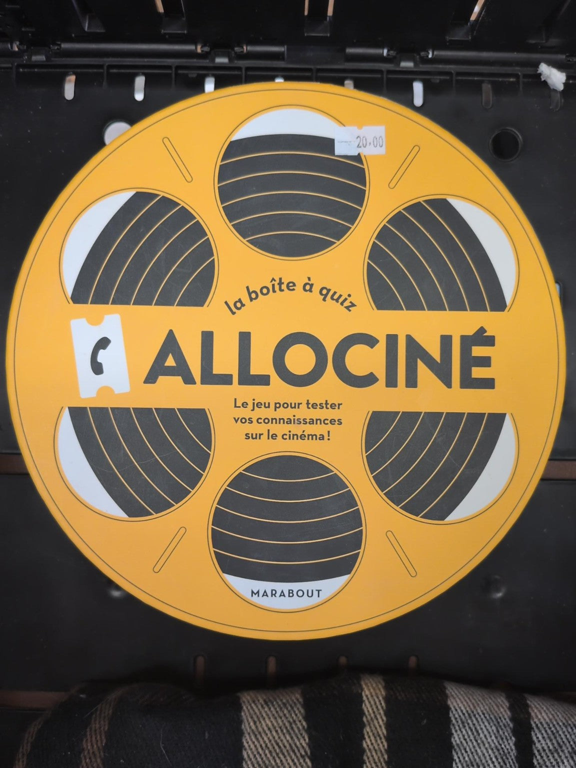 Allociné la boîte à quiz cinéma – vue avant – comme neuf