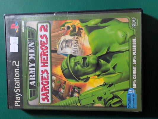 Army Men Sarge's Heroes 2 PS2 PAL - recto