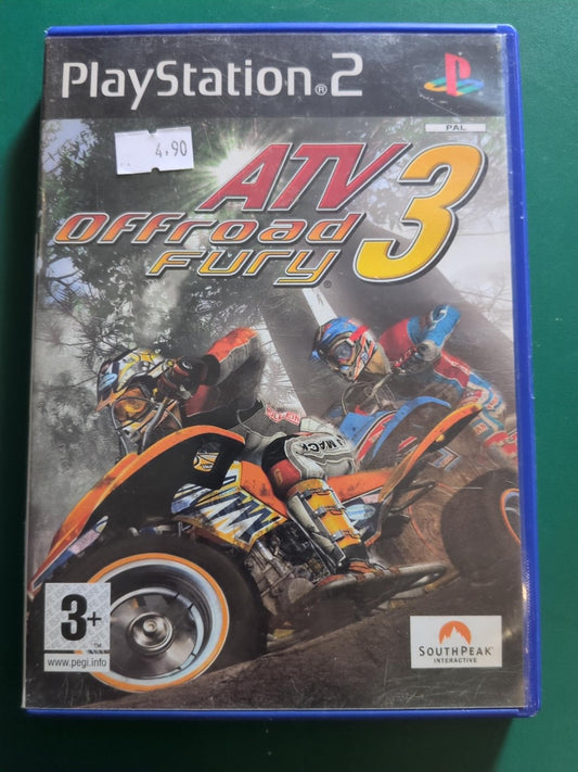 ATV Offroad Fury 3 PlayStation 2 PS2 PAL - face avant