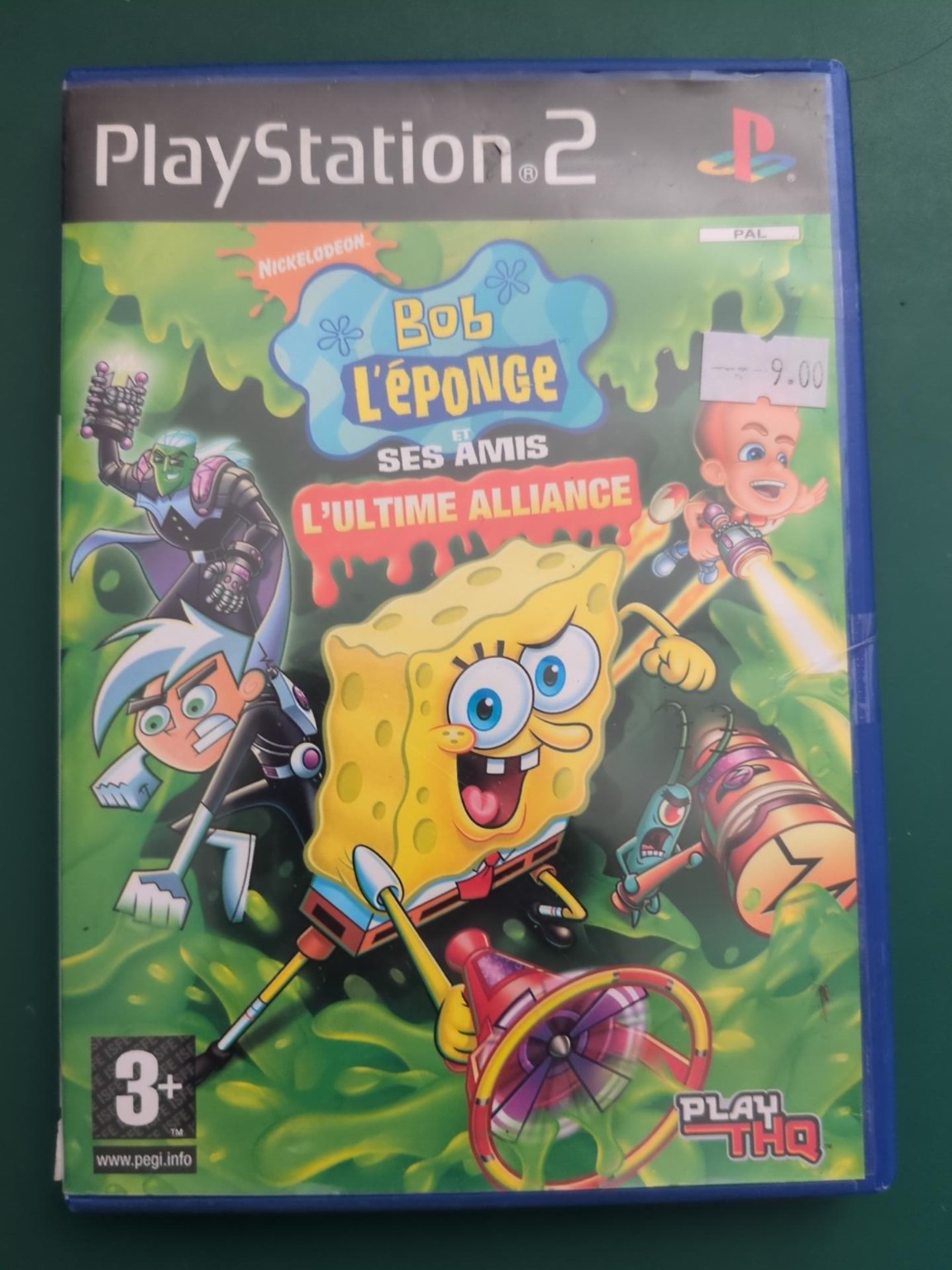 Bob l'Éponge et ses amis L'Ultime Alliance PS2 PAL - face avant