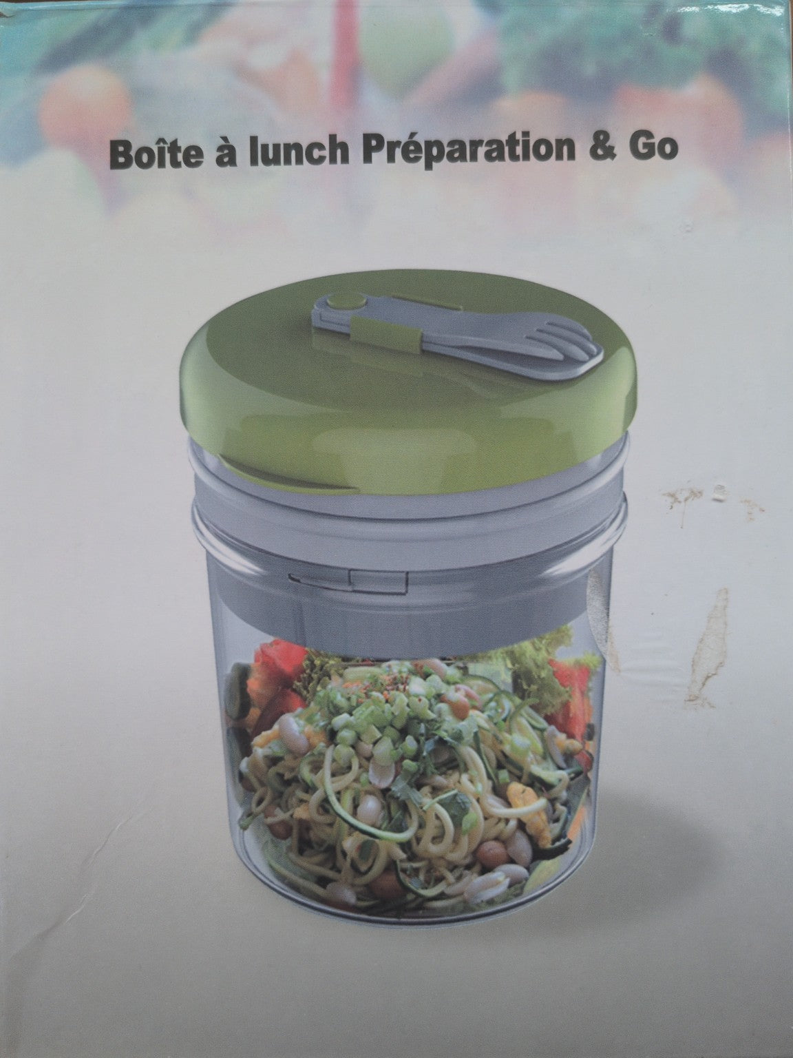 Boîte à lunch Préparation & Go - face avant