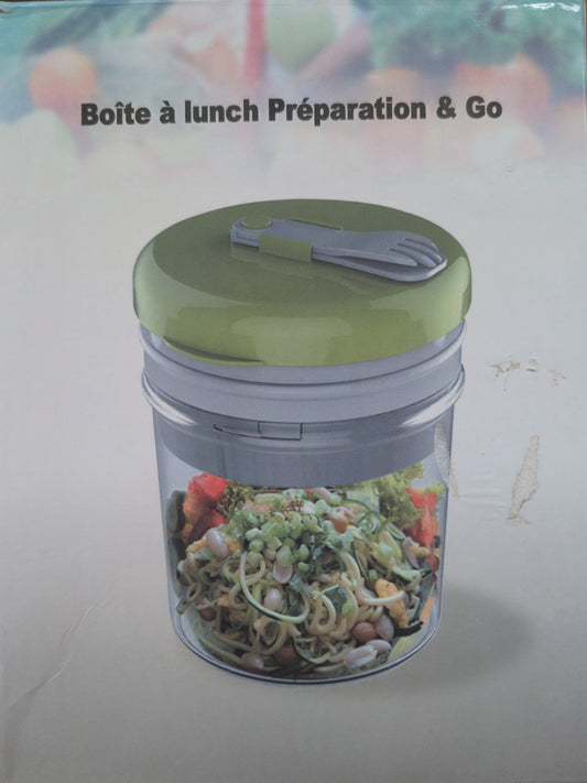Boîte à lunch Préparation & Go - face avant