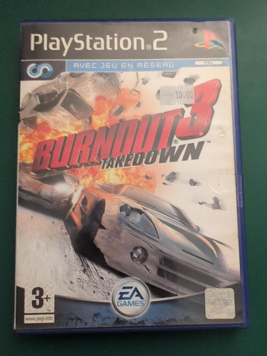 Burnout 3 Takedown PS2 PAL - face avant