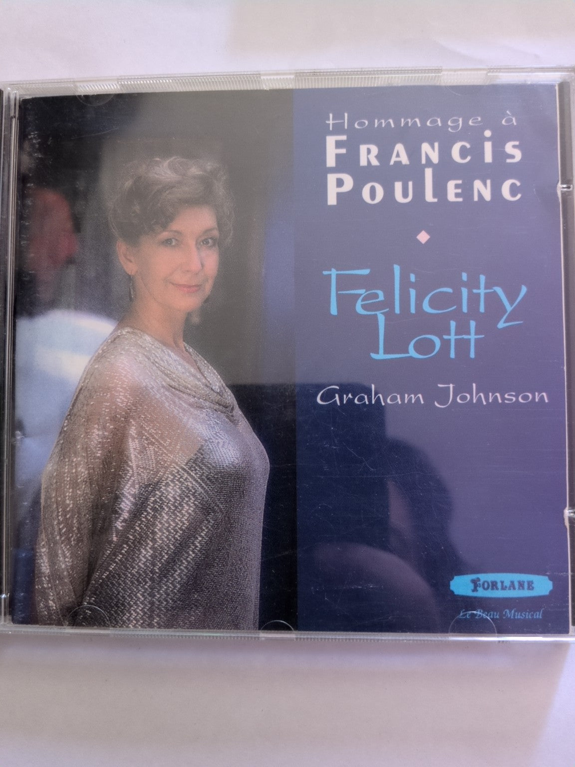 CD Hommage à Francis Poulenc - Felicity Lott Graham Johnson - couverture