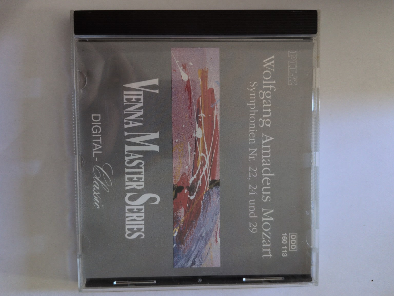 CD Mozart Symphonies 22 24 29 Vienna Master Series - face avant