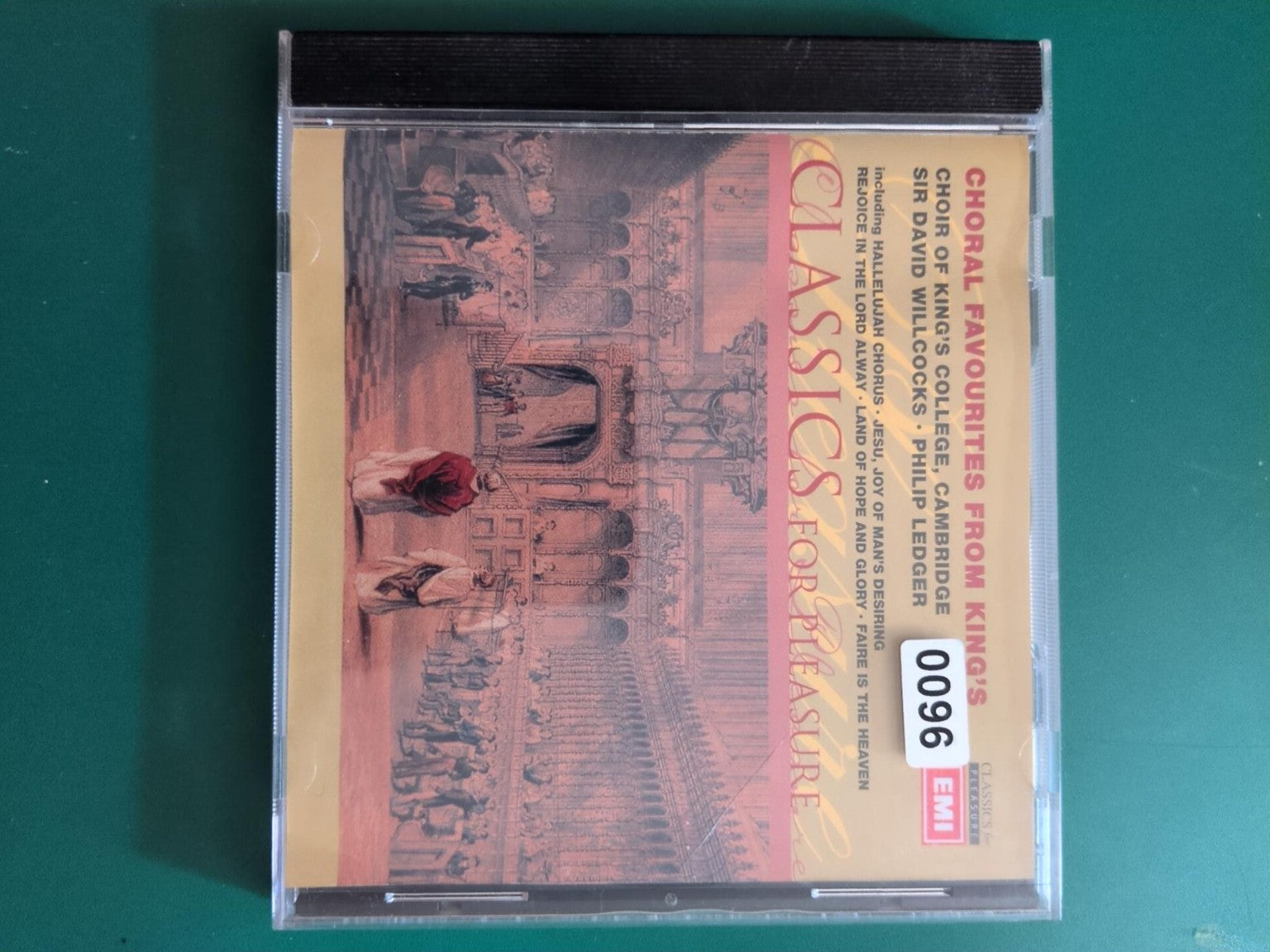 Choral Favourites from King's – Choir of King's College Cambridge – CD EMI, face avant