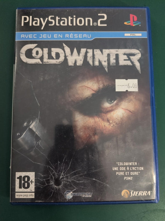 Cold Winter jeu PlayStation 2 PS2 PAL - face avant