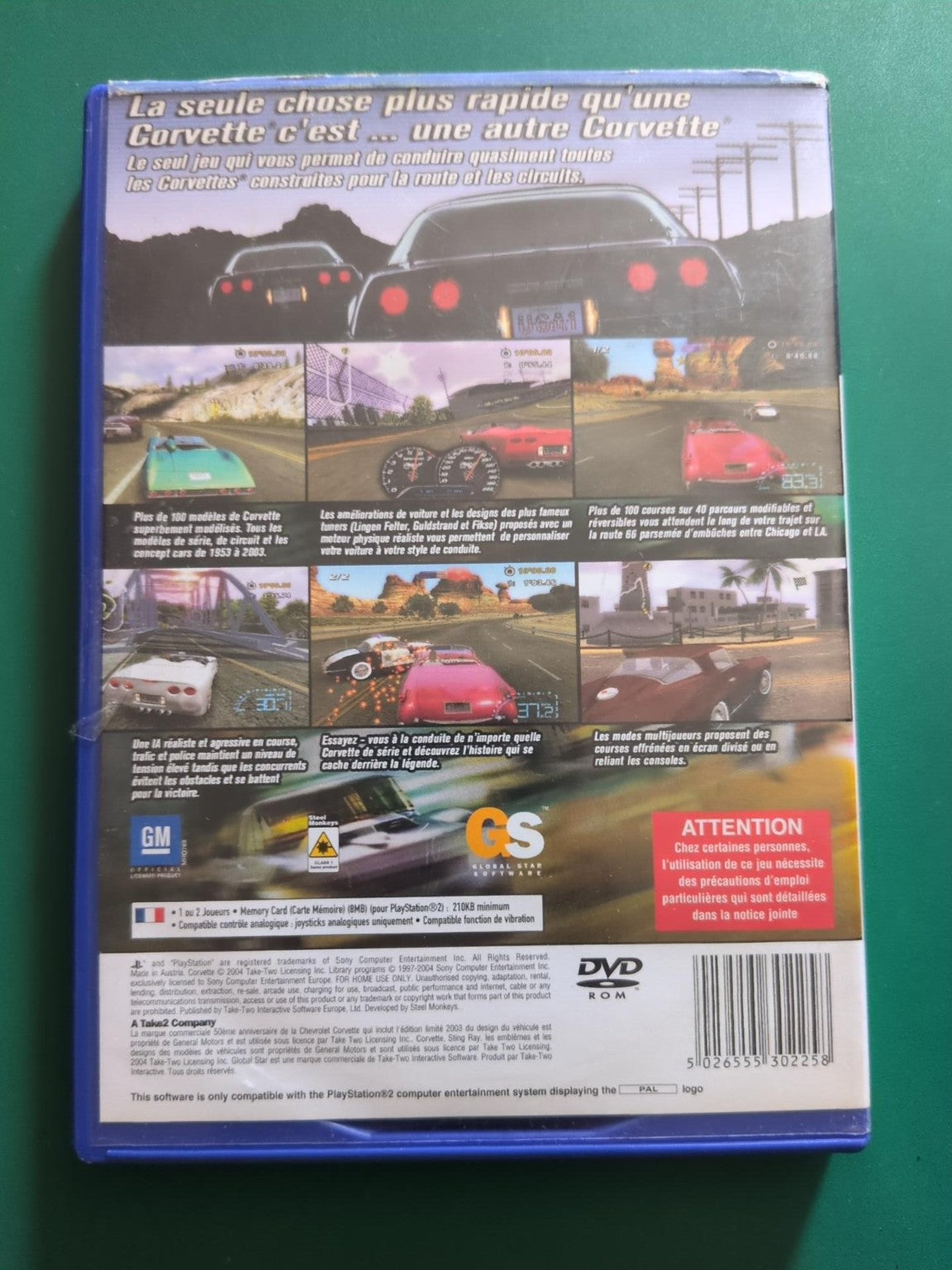 Corvette - PlayStation 2 PAL - dos