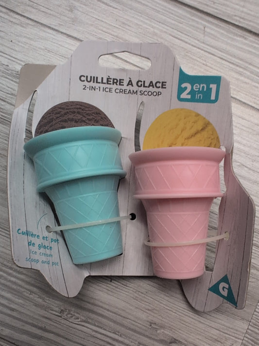 Cuillère à glace 2 en 1 - face avant