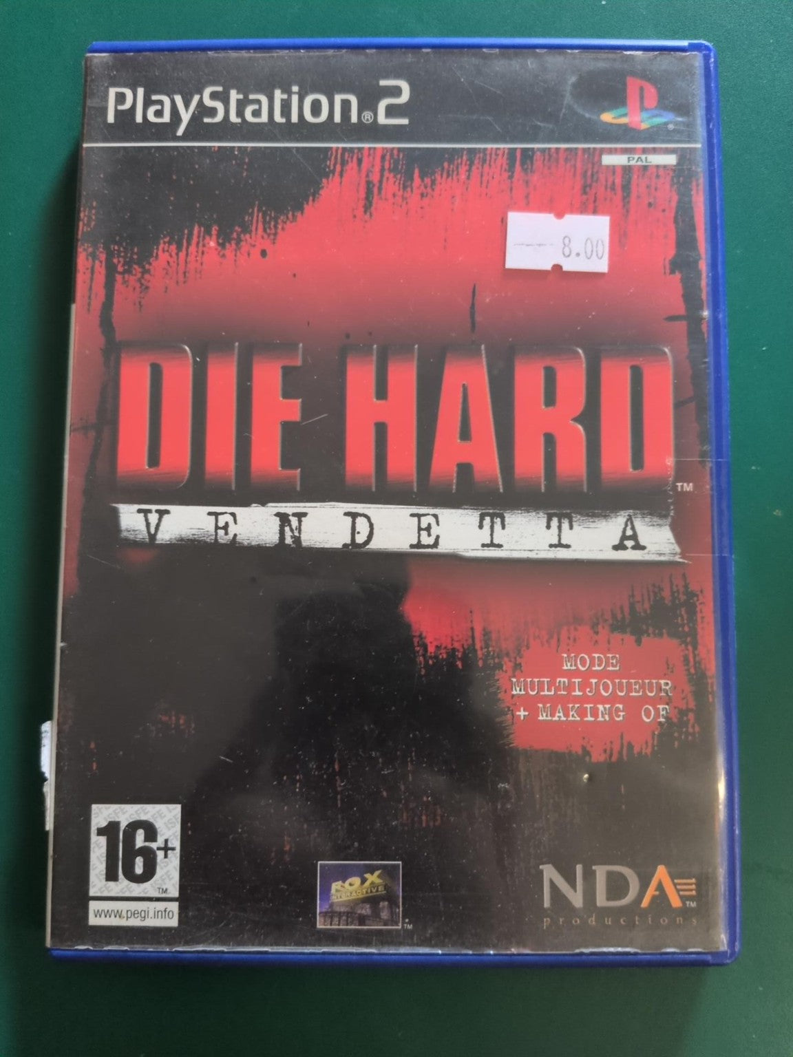 Die Hard Vendetta PS2 PAL - face avant