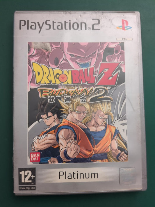 Dragon Ball Z Budokai 2 Platinum PS2 PAL - face avant