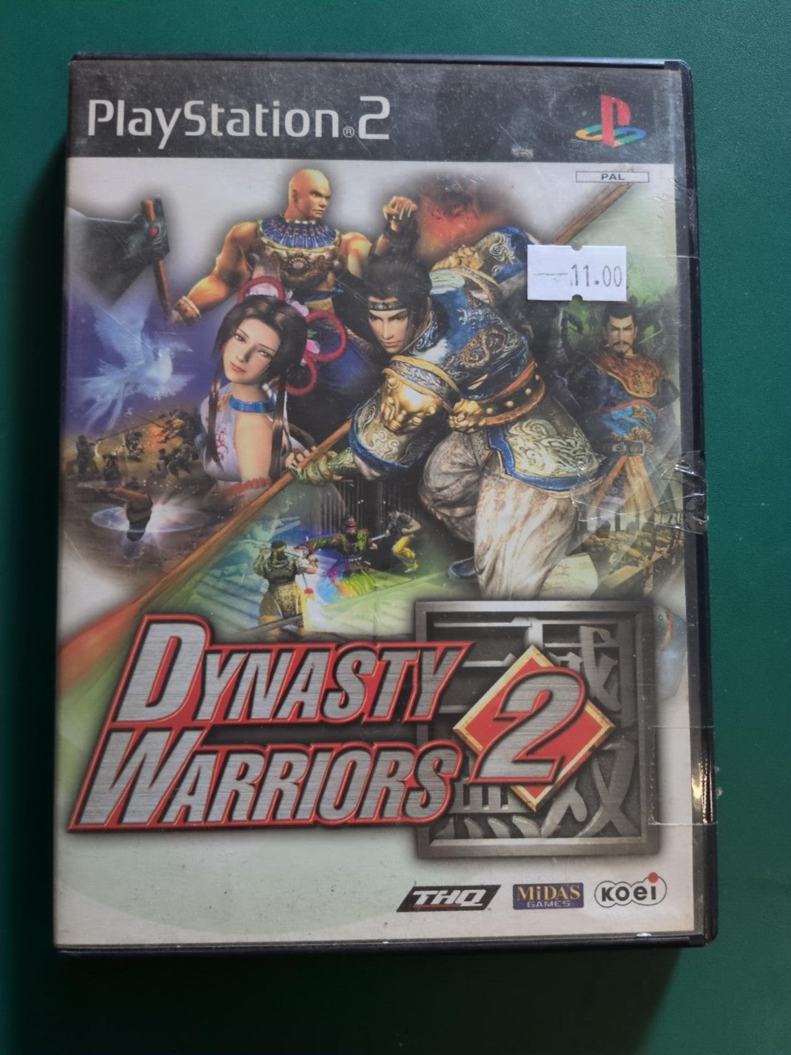 Dynasty Warriors 2 PS2 PAL face avant