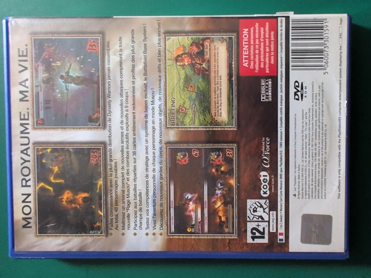 Dynasty Warriors 5 - PlayStation 2 PAL - dos