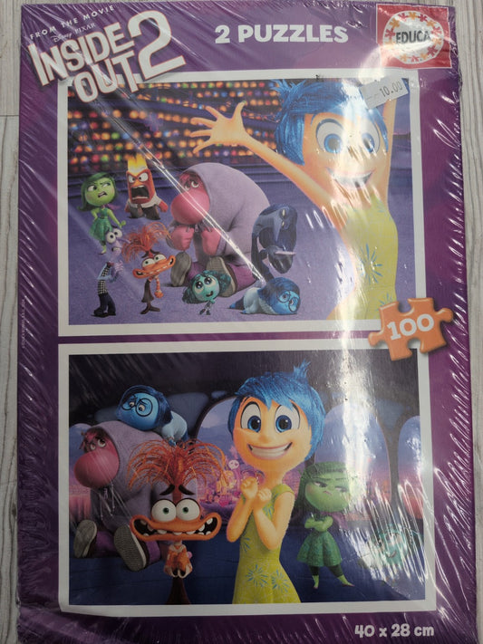Educa Inside Out 2 - 2 puzzles 100 pièces - face avant