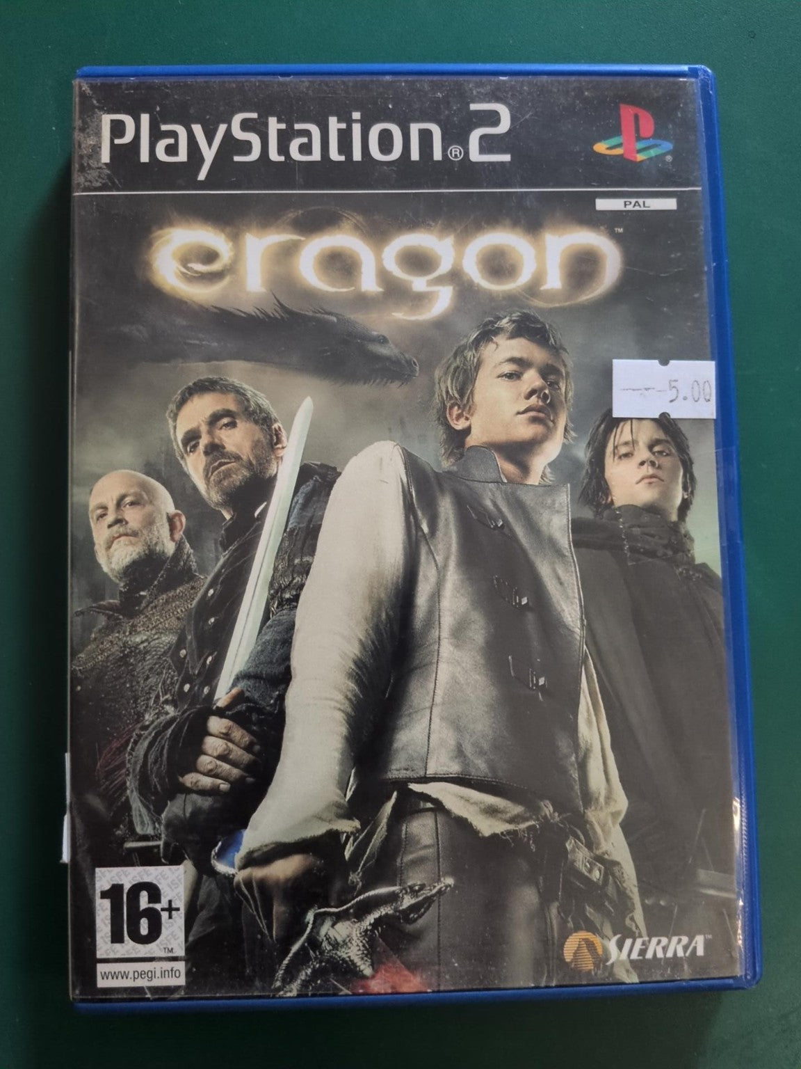 Eragon jeu PS2 PAL occasion - face avant