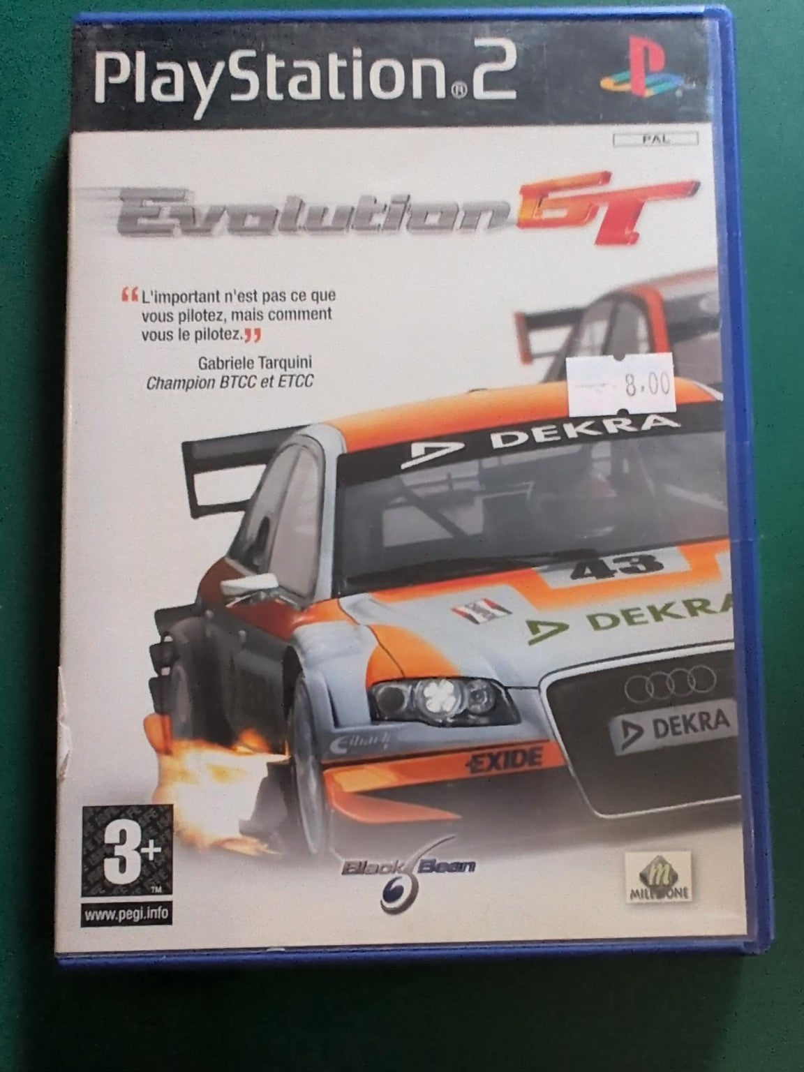 Evolution GT PS2 PAL - face avant