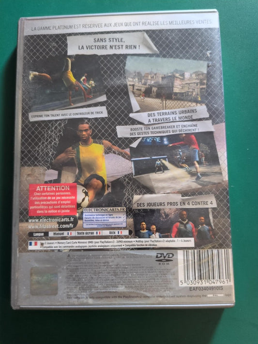 FIFA Street Platinum PlayStation 2 PS2 PAL - face arrière