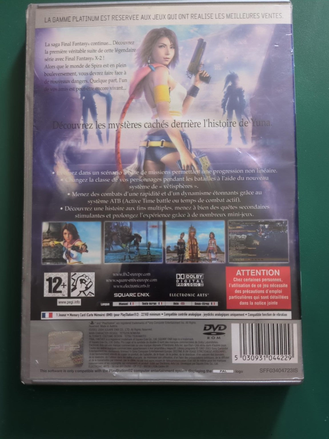 Final Fantasy X-2 Platinum - PlayStation 2 PAL - dos