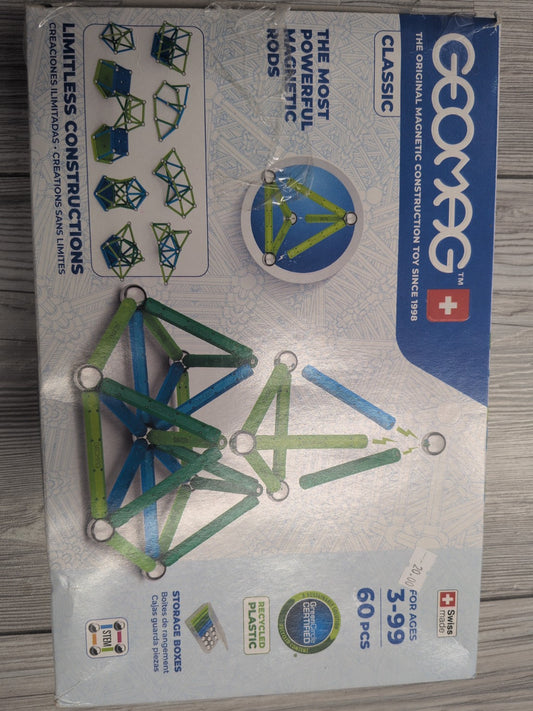 Geomag Classic 60 pièces - face avant