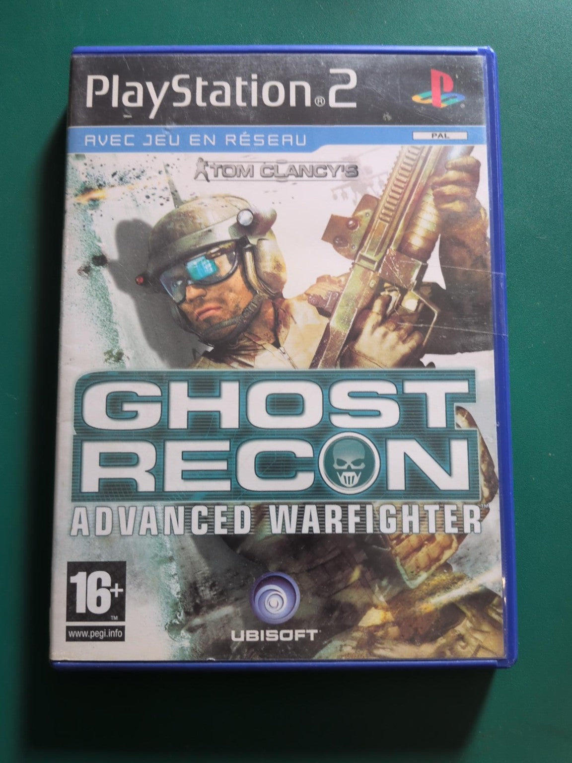 Tom Clancy's Ghost Recon Advanced Warfighter PS2 PAL - face avant