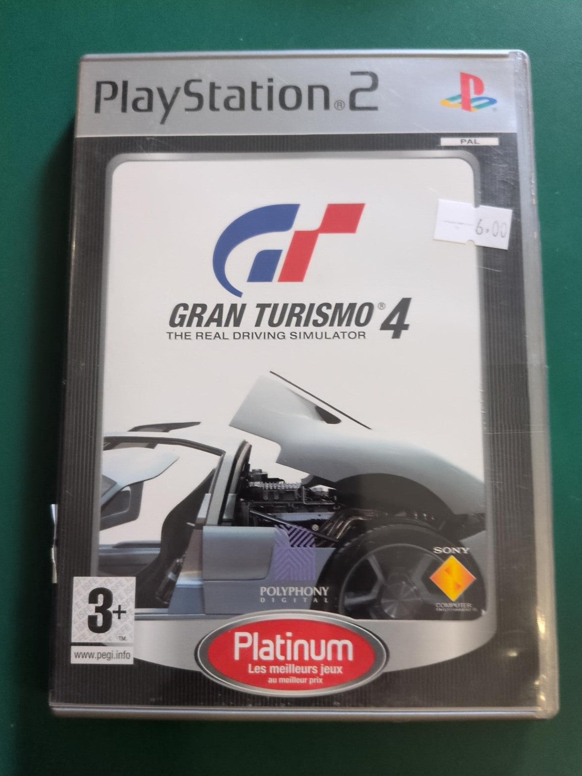 Gran Turismo 4 PS2 Platinum PAL - face avant