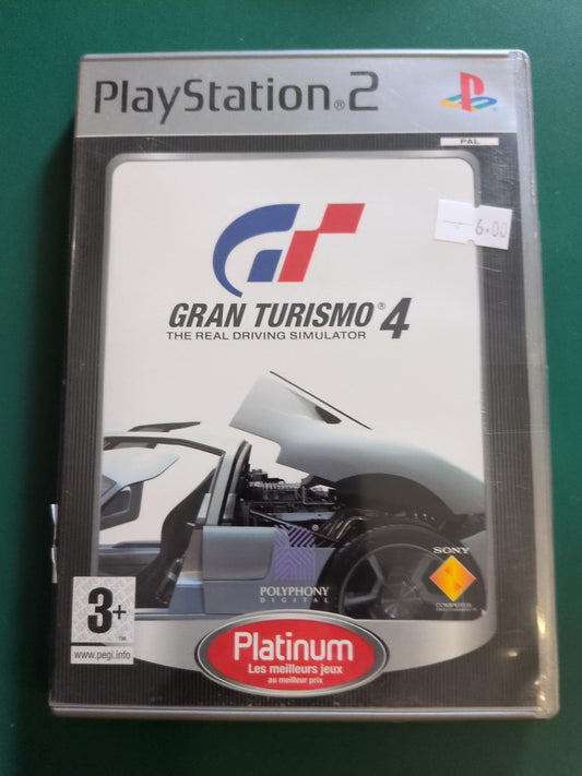 Gran Turismo 4 PS2 Platinum PAL - face avant