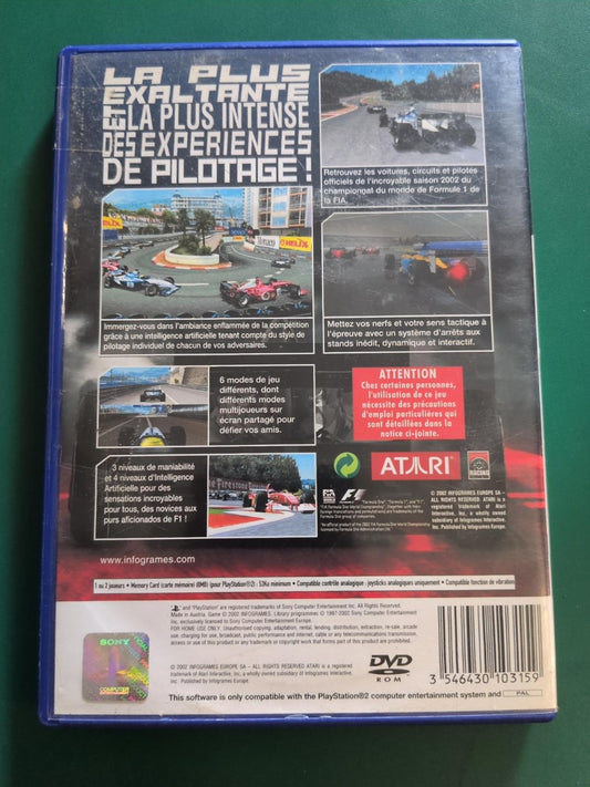 Grand Prix Challenge PS2 PAL - face arrière