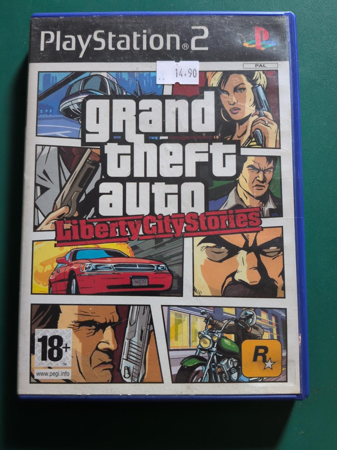 Grand Theft Auto Liberty City Stories PS2 PAL - face avant