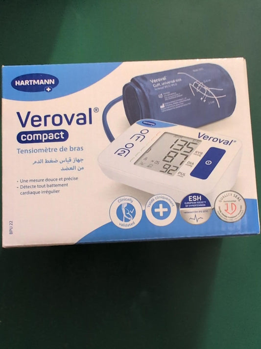 Tensiomètre de bras Hartmann Veroval Compact - face avant