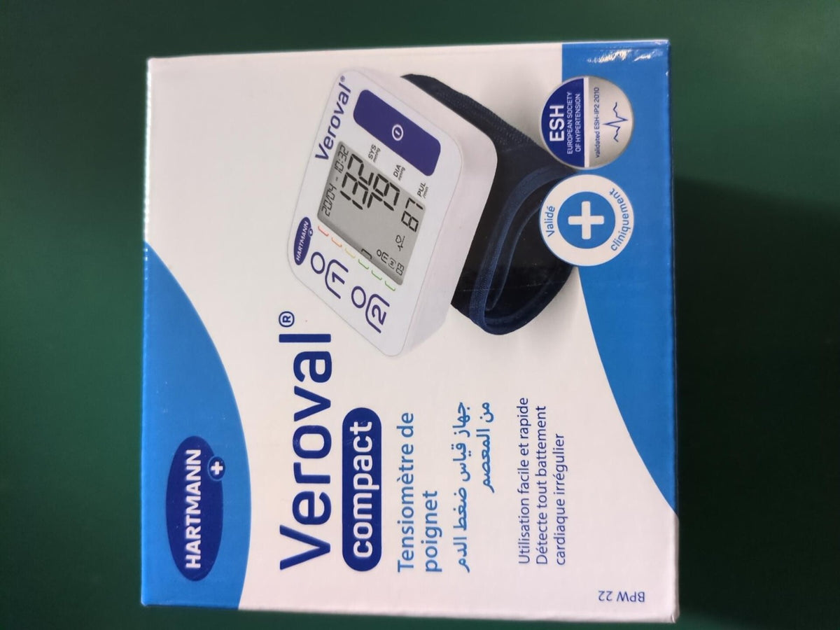 Hartmann Veroval Compact tensiomètre de poignet neuf - face avant