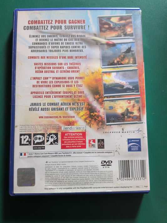 Heatseeker PS2 PAL - face arrière
