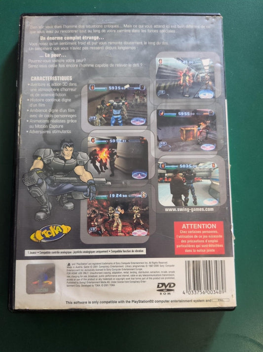 Hirden Invasion PS2 PAL occasion - face arrière